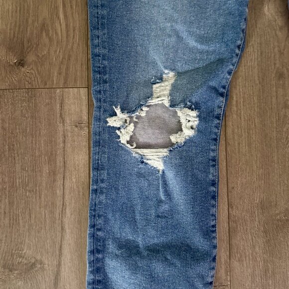 &Denim by H&M Super Skinny High Waist Jeans | Size 18 | Ankle Length | Distresse - Picture 3 of 8